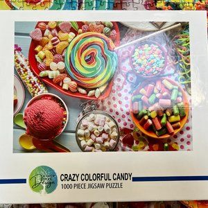 FINAL!  Crazy Colorful Candy Puzzle 1,000 Pc.
